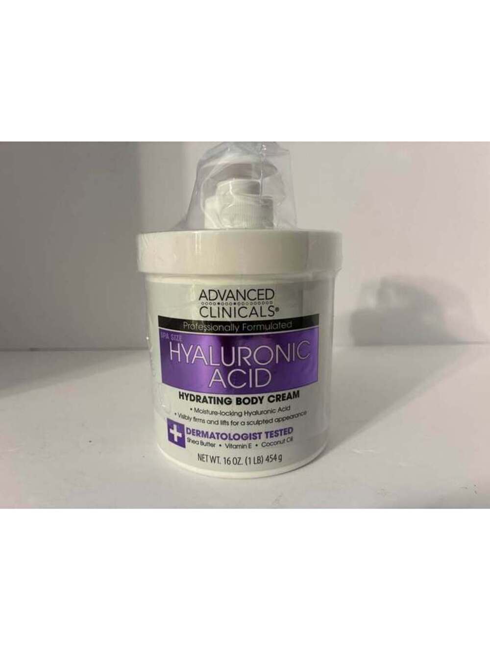 Advanced Clinicals Hyaluronic Acid Hydrating Body Cream 16 oz